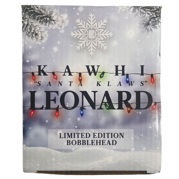LA Clippers Kawhi Leonard Santa Claws Bobblehead New In Box  12/23/23 - Picture 10 of 10